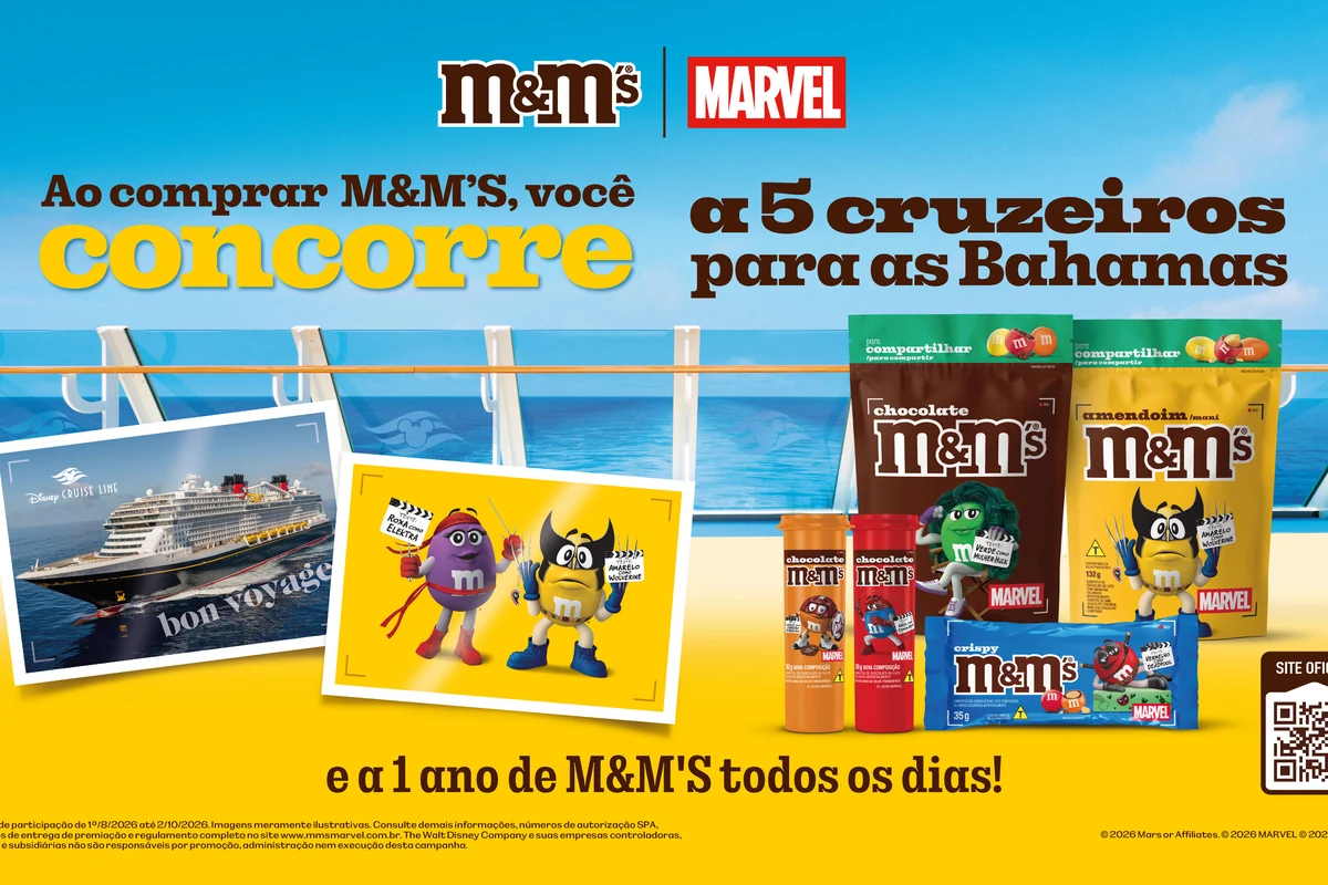 M&M’S sorteia cruzeiro Disney e um ano de chocolate m m s sorteia cruzeiro disney e um ano de chocolate featured