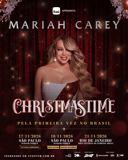 Mariah Carey abre nova data em SP após alta demanda