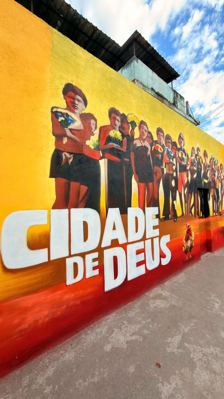 Mural transforma beco da Cidade de Deus em ponto turístico 1 Mural transforma beco da Cidade de Deus em ponto turístico