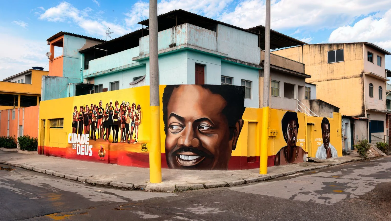 Mural transforma beco da Cidade de Deus em ponto turístico 2 Mural transforma beco da Cidade de Deus em ponto turístico
