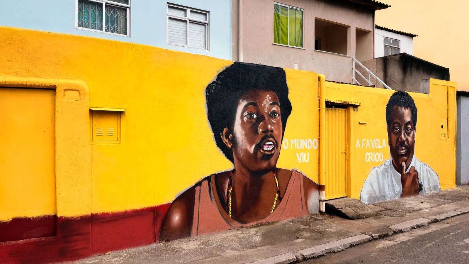 Mural transforma beco da Cidade de Deus em ponto turístico 3 Mural transforma beco da Cidade de Deus em ponto turístico