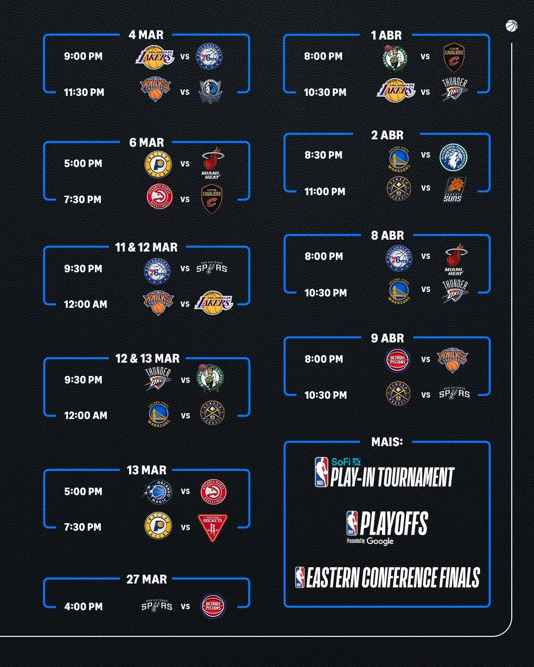 NBA no Prime Video: streaming revela primeiros jogos da temporada 2026-27 1 NBA no Prime Video: streaming revela primeiros jogos da temporada 2026-27