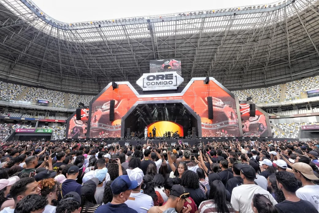 Ore Comigo Music Festival recebe comitiva internacional na Arena MRV