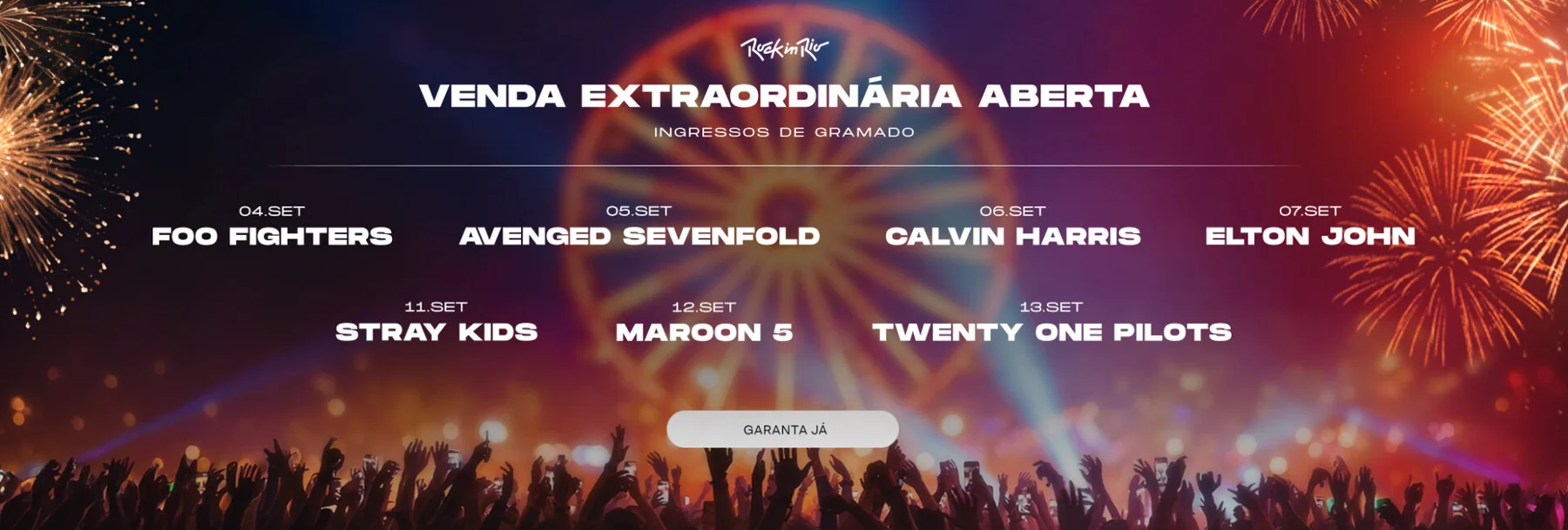 Rock in Rio abre hoje última venda extra de ingressos, às 12h 1 Rock in Rio abre hoje última venda extra de ingressos, às 12h