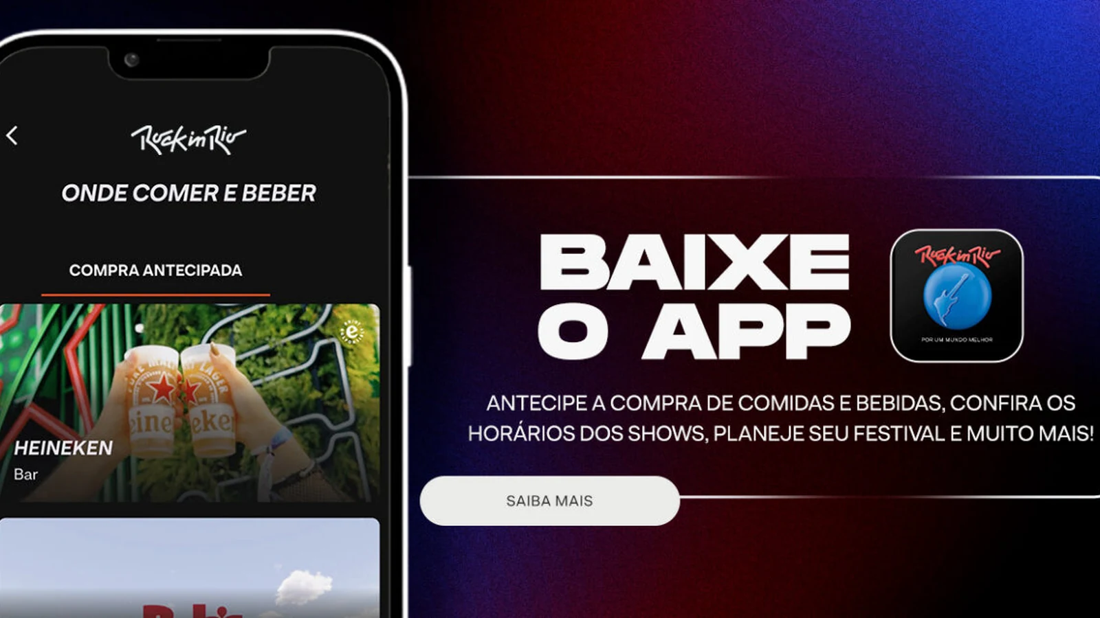 rock in rio libera compra de lanches pelo app com desconto em refil featured