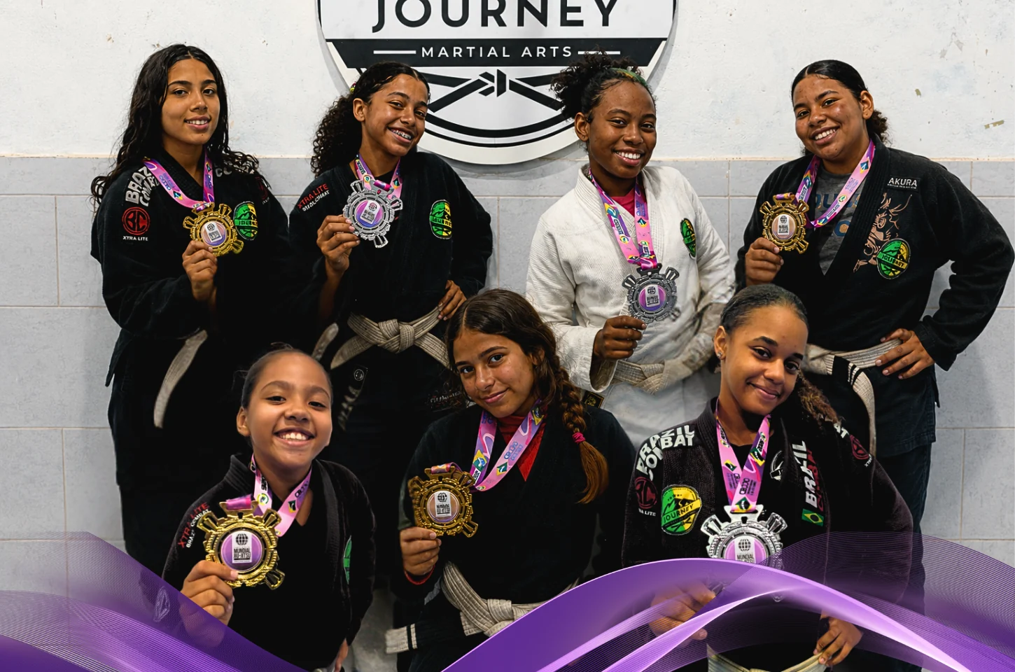 Sete jovens de projeto social carioca conquistam o Mundial Feminino 1 Sete jovens de projeto social carioca conquistam o Mundial Feminino