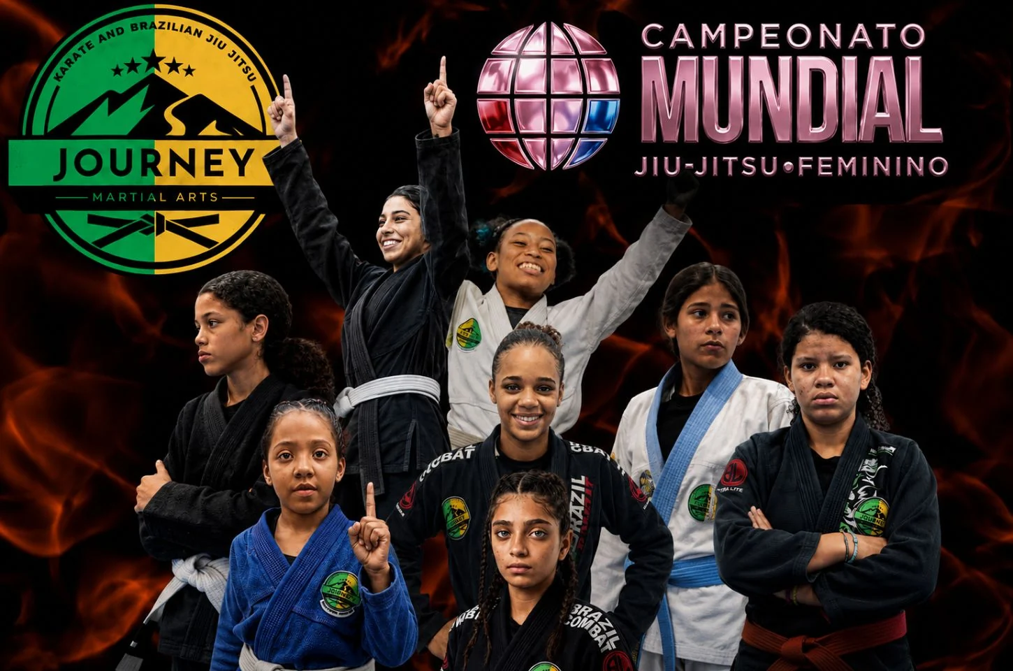 Sete jovens de projeto social carioca conquistam o Mundial Feminino 2 Sete jovens de projeto social carioca conquistam o Mundial Feminino