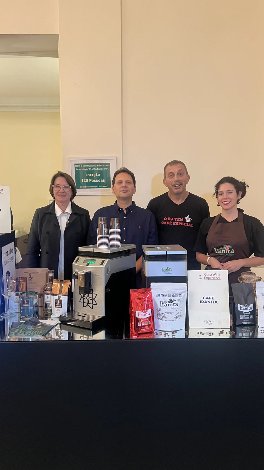 Torra ao vivo leva café da Região Serrana ao Copacabana Palace