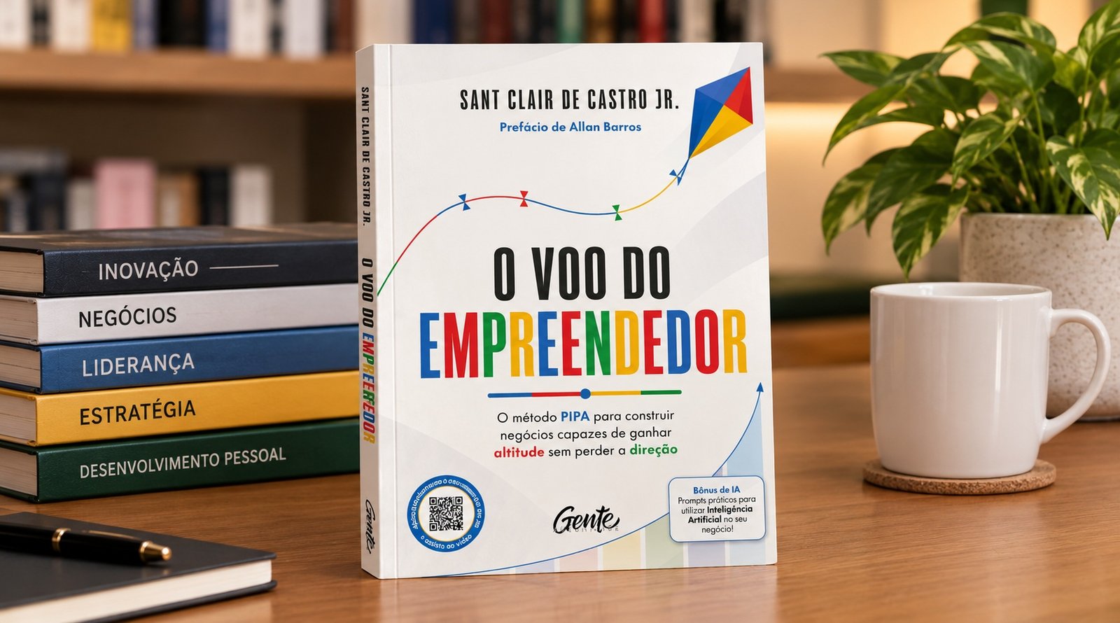 Sant Clair de Castro Jr. fundador da Mobiauto lanca seu novo livro O Voo do Empreendedor 02