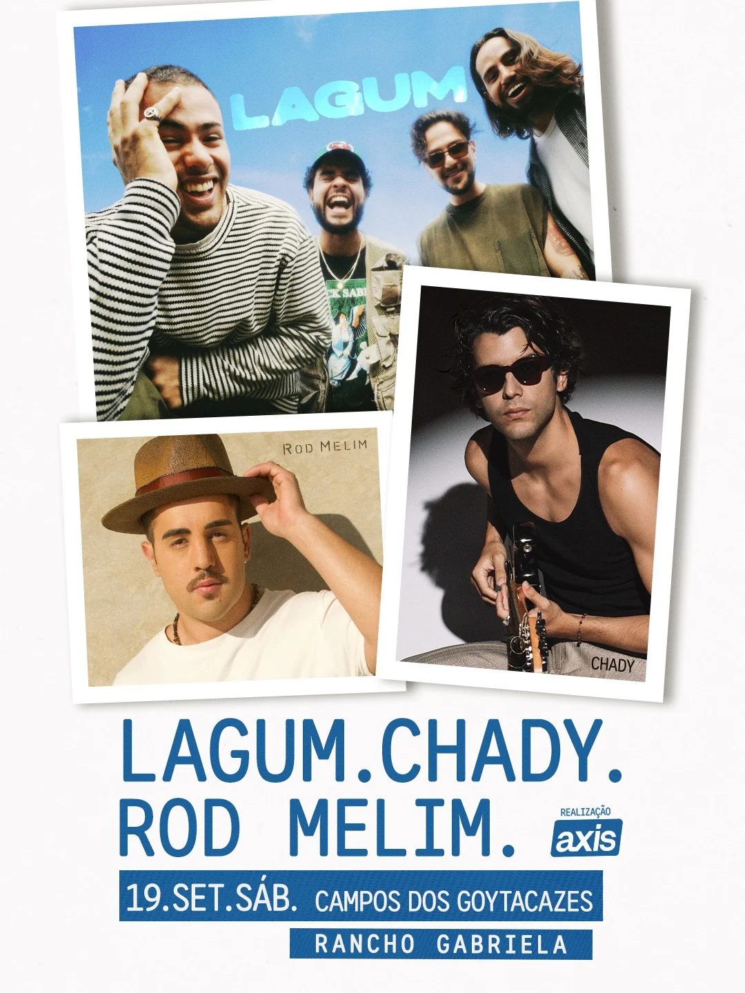 Após Rock in Rio, Chady divide palcos do Rio de Janeiro com Lagum