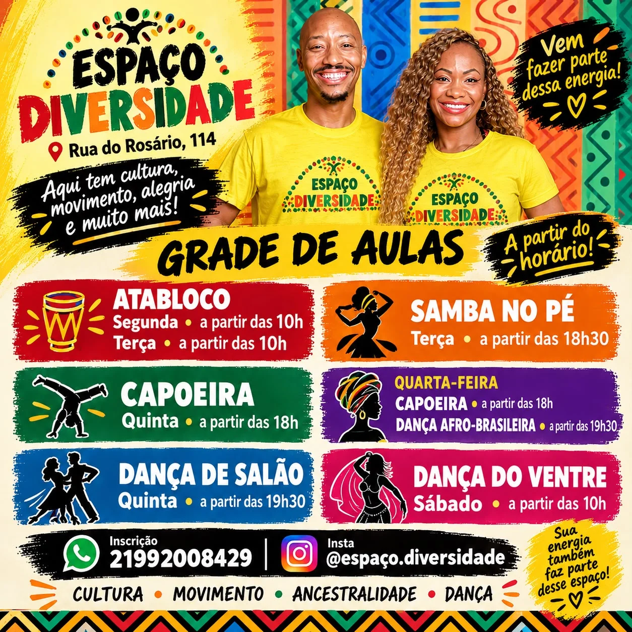 Aulas de dança e cultura popular ganham grade semanal no Centro 1 Aulas de dança e cultura popular ganham grade semanal no Centro