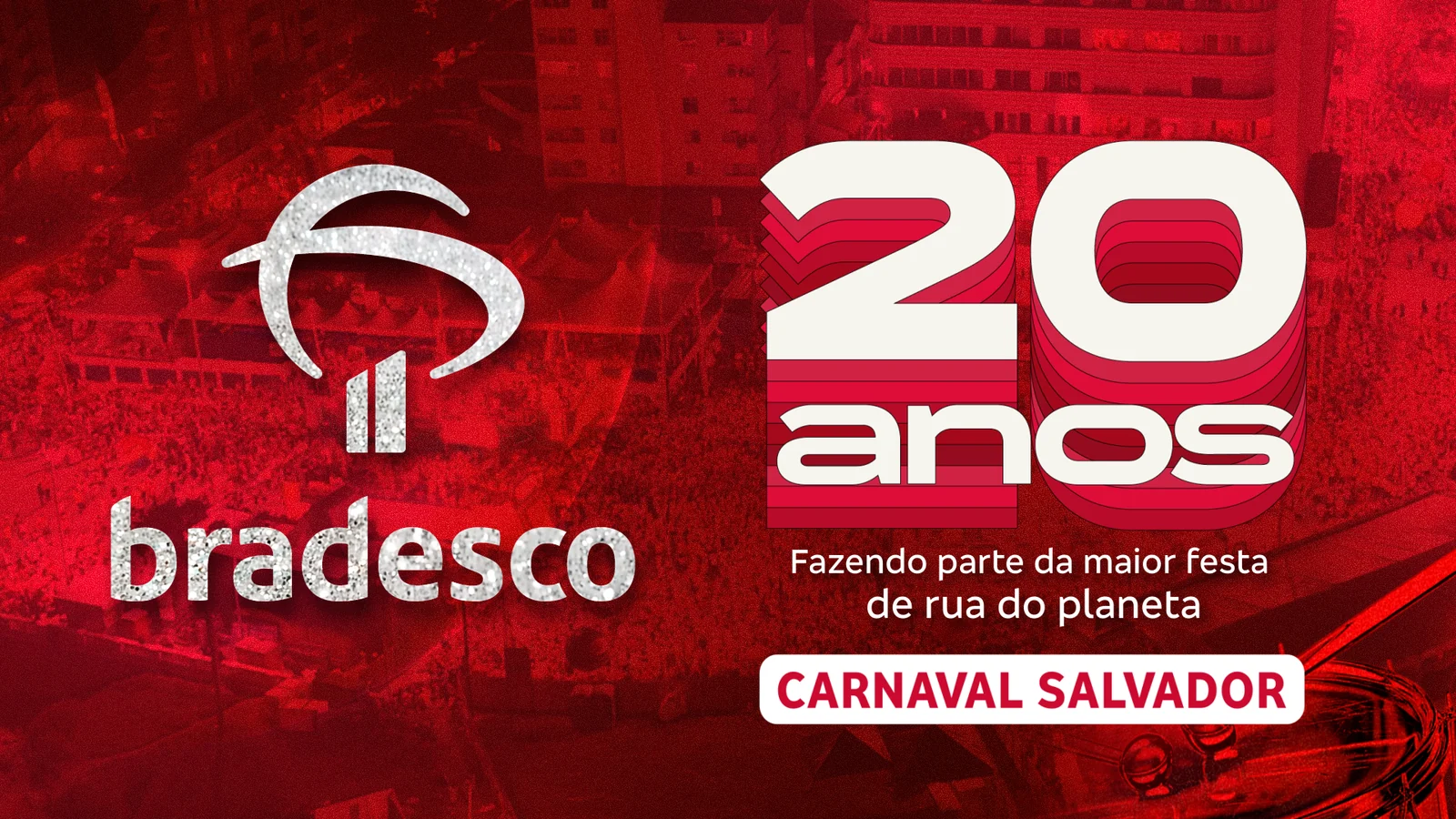 Bradesco completa 20 anos no Carnaval de Salvador e terá cota Master