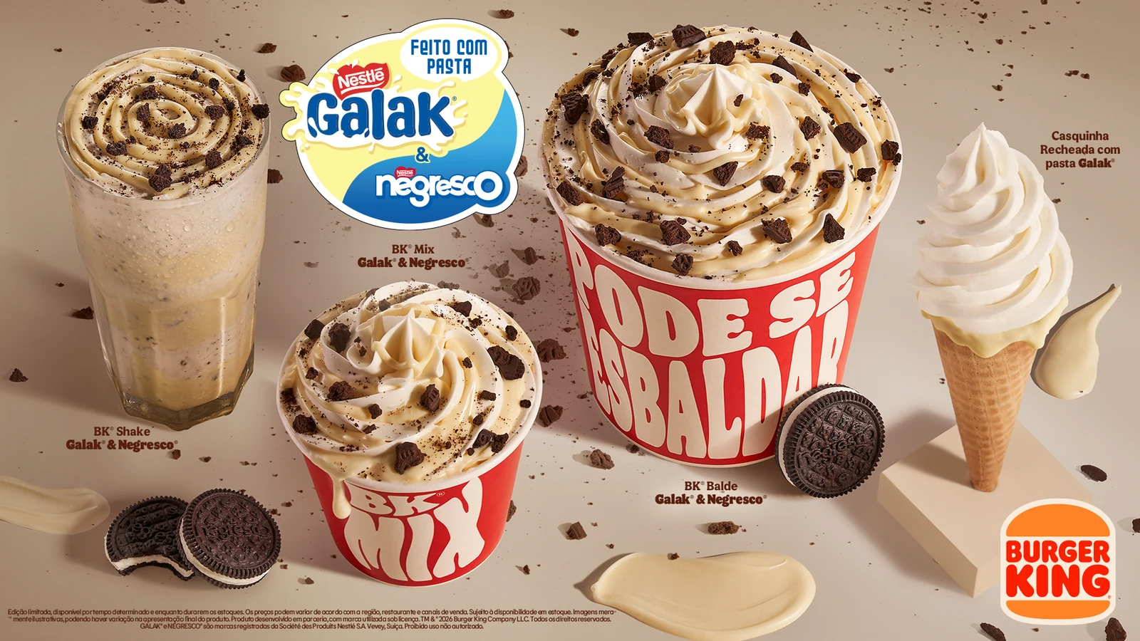 burger king e nestle unem galak e negresco em nova linha de sobremesas featured
