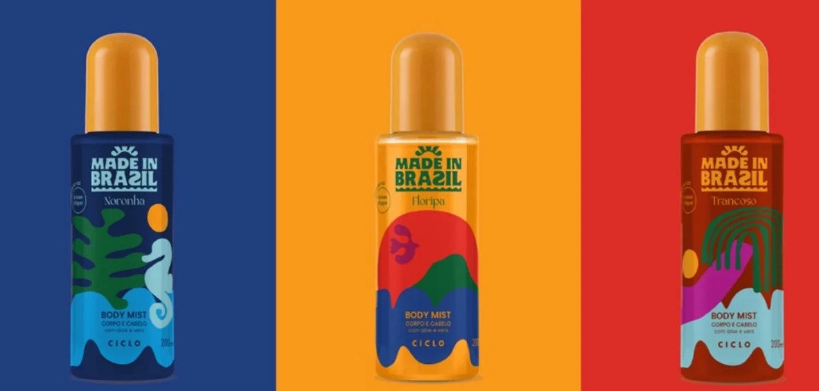 Ciclo leva praias brasileiras a body mists lançados na Beauty Fair