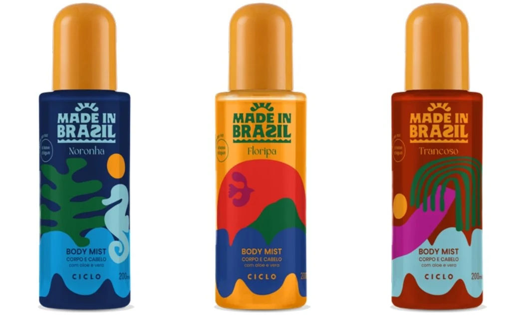 Ciclo leva praias brasileiras a body mists lançados na Beauty Fair