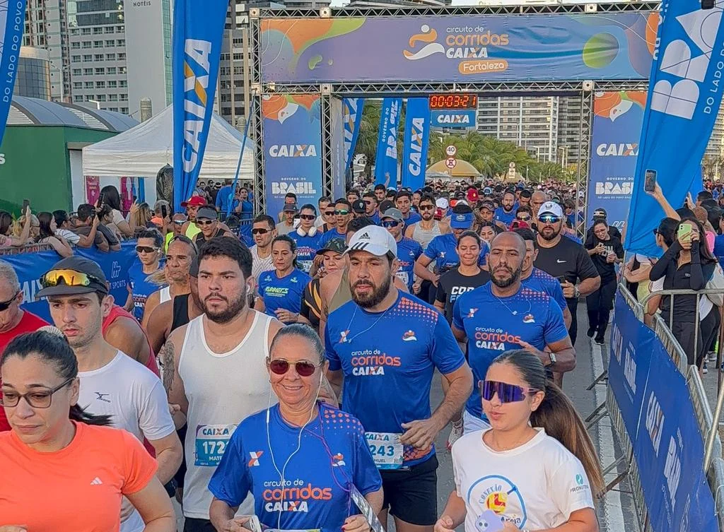 Circuito CAIXA reúne 5 mil atletas em Fortaleza com salto de 51% 3 Circuito CAIXA reúne 5 mil atletas em Fortaleza com salto de 51%