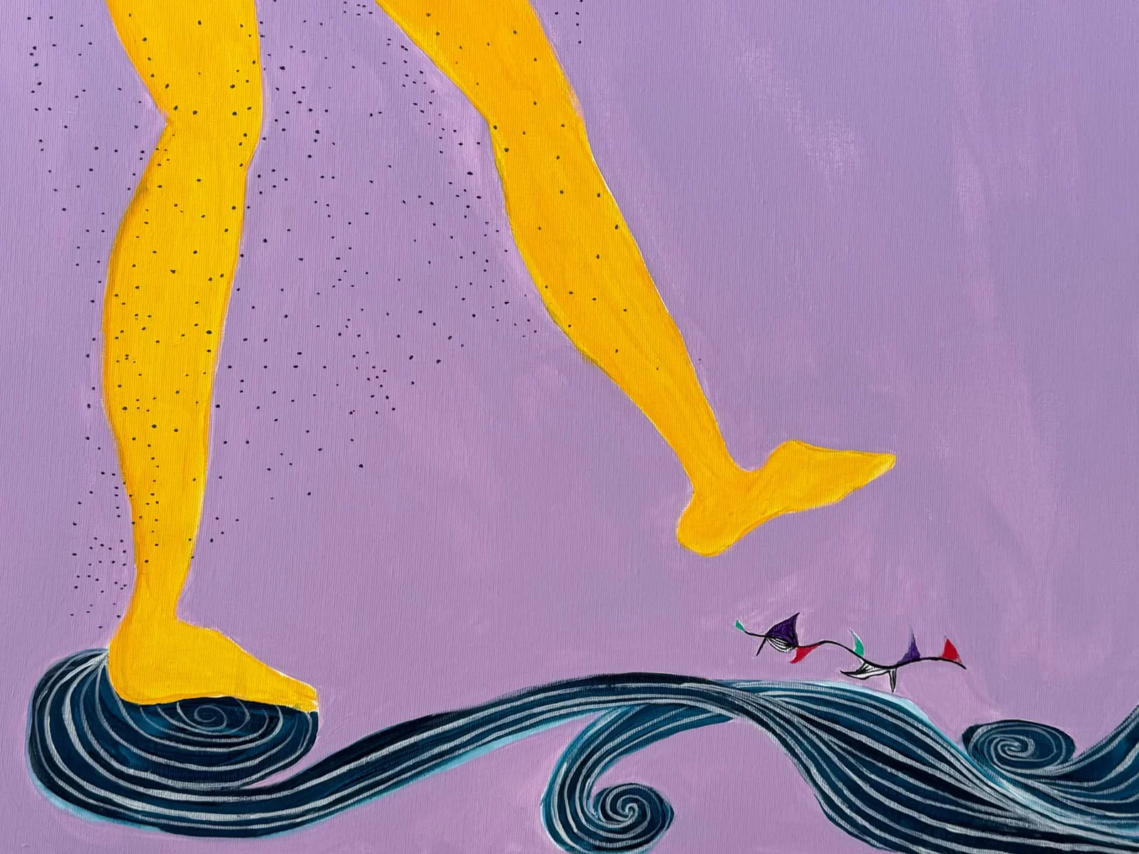 Dança intuitiva e cartas do tarô viram pinturas em nova mostra no CIC