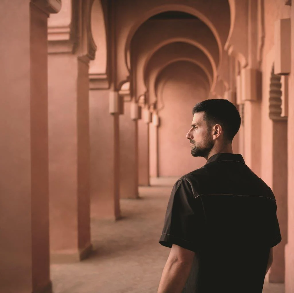 Djokovic comanda retiro de wellness e tênis de luxo em Marrakech