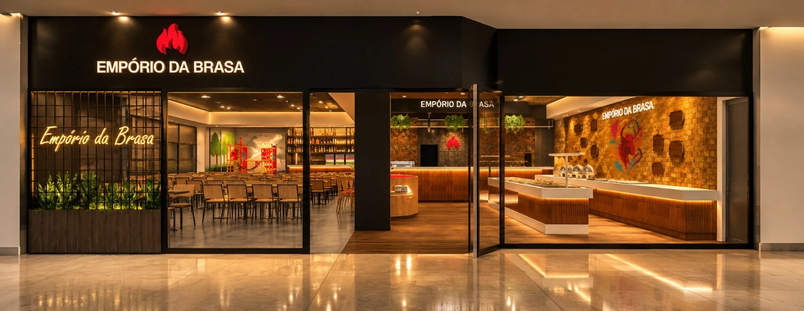 Empório da Brasa expande na Zona Norte com carnes nobres e buffet livre