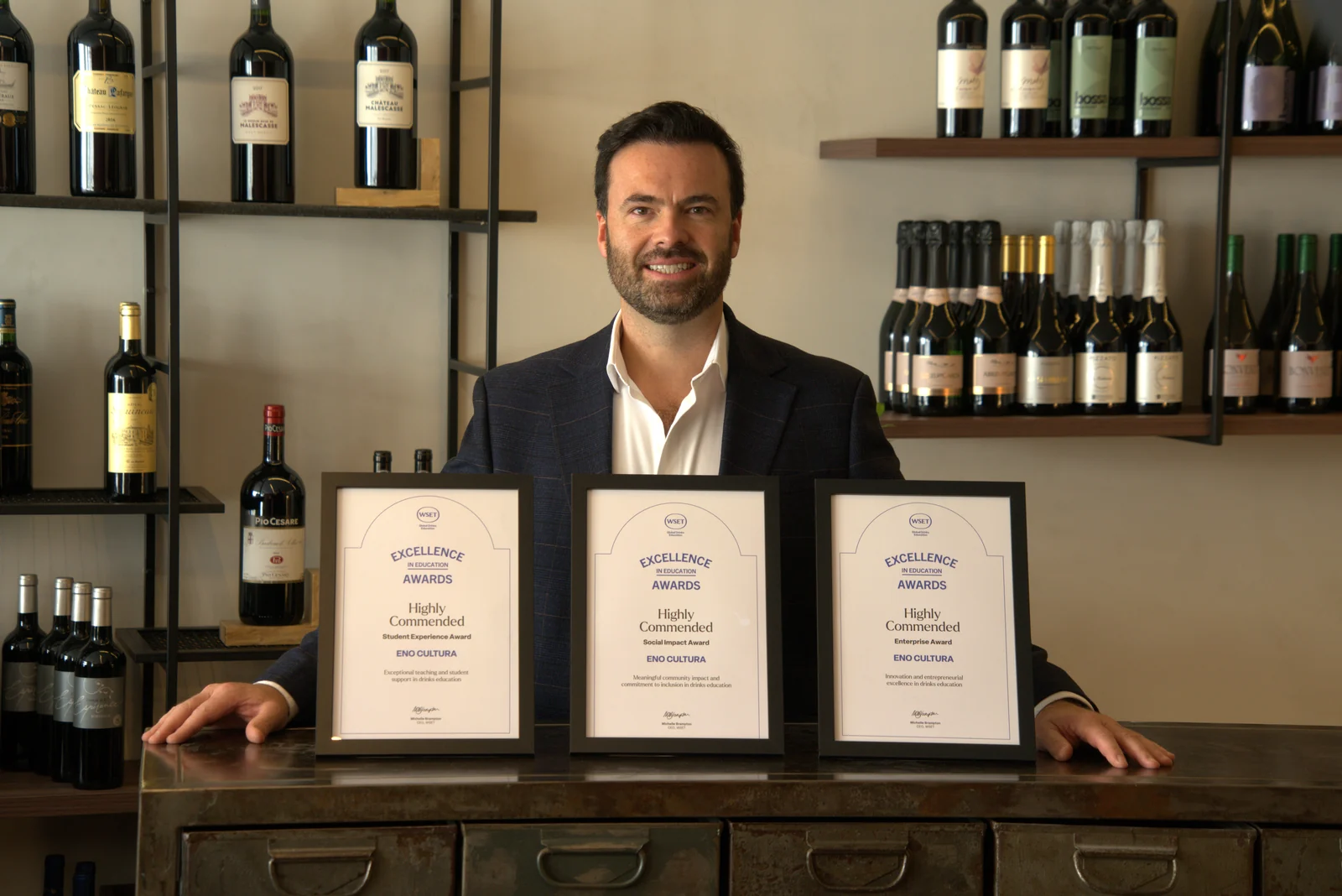 Eno Cultura obtém reconhecimento inédito em premiação global da WSET 2 Eno Cultura obtém reconhecimento inédito em premiação global da WSET