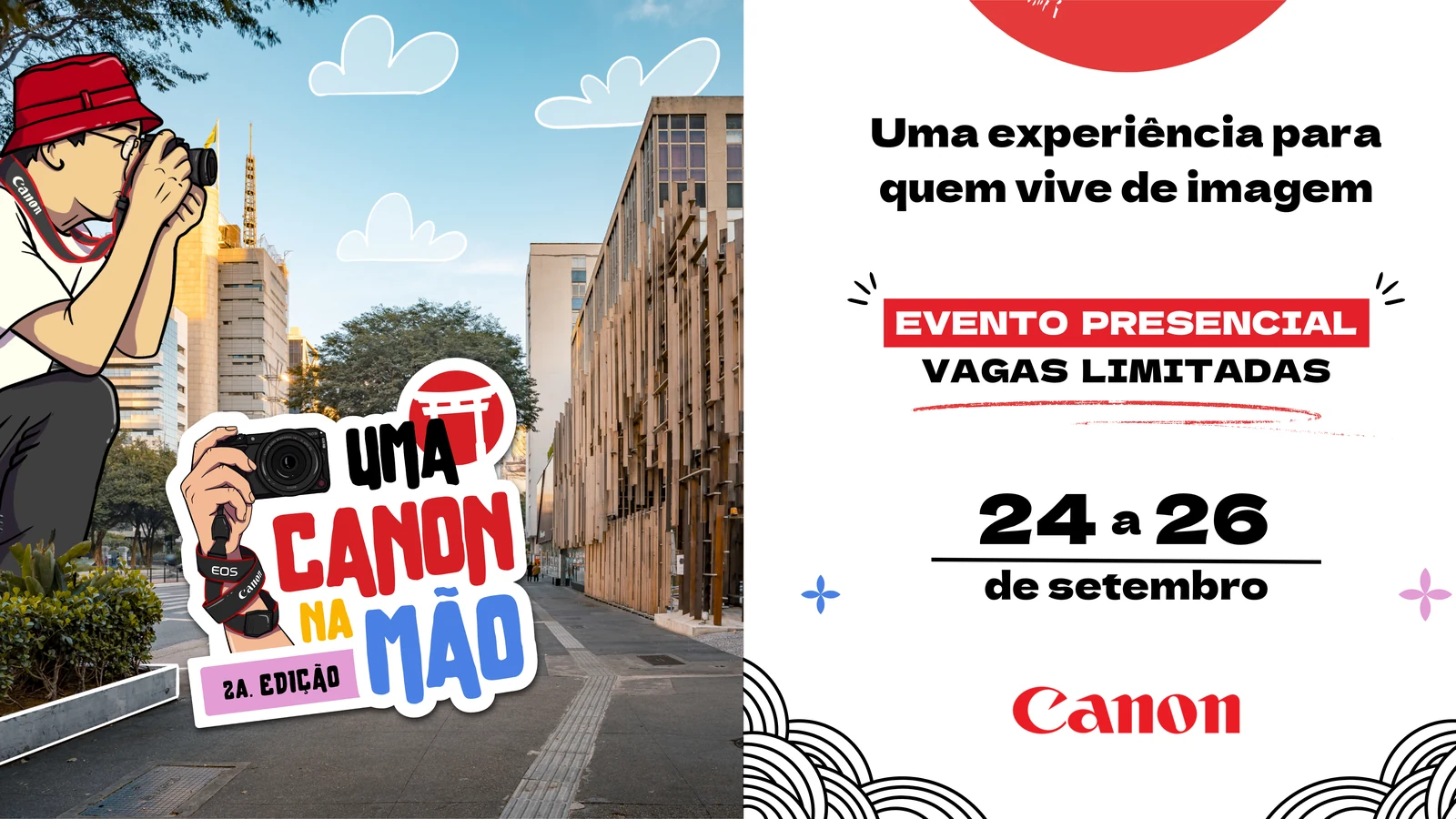 Evento gratuito coloca câmera Canon na mão de criadores em SP evento gratuito coloca camera canon na mao de criadores em sp featured