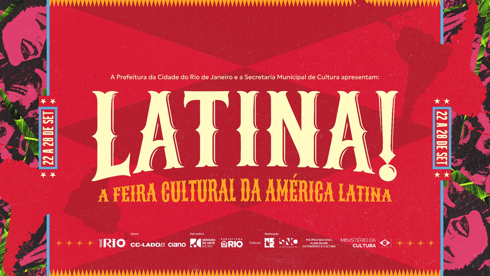 Feira Latina! ocupa o Centro do Rio com cinema, debates e cortejo