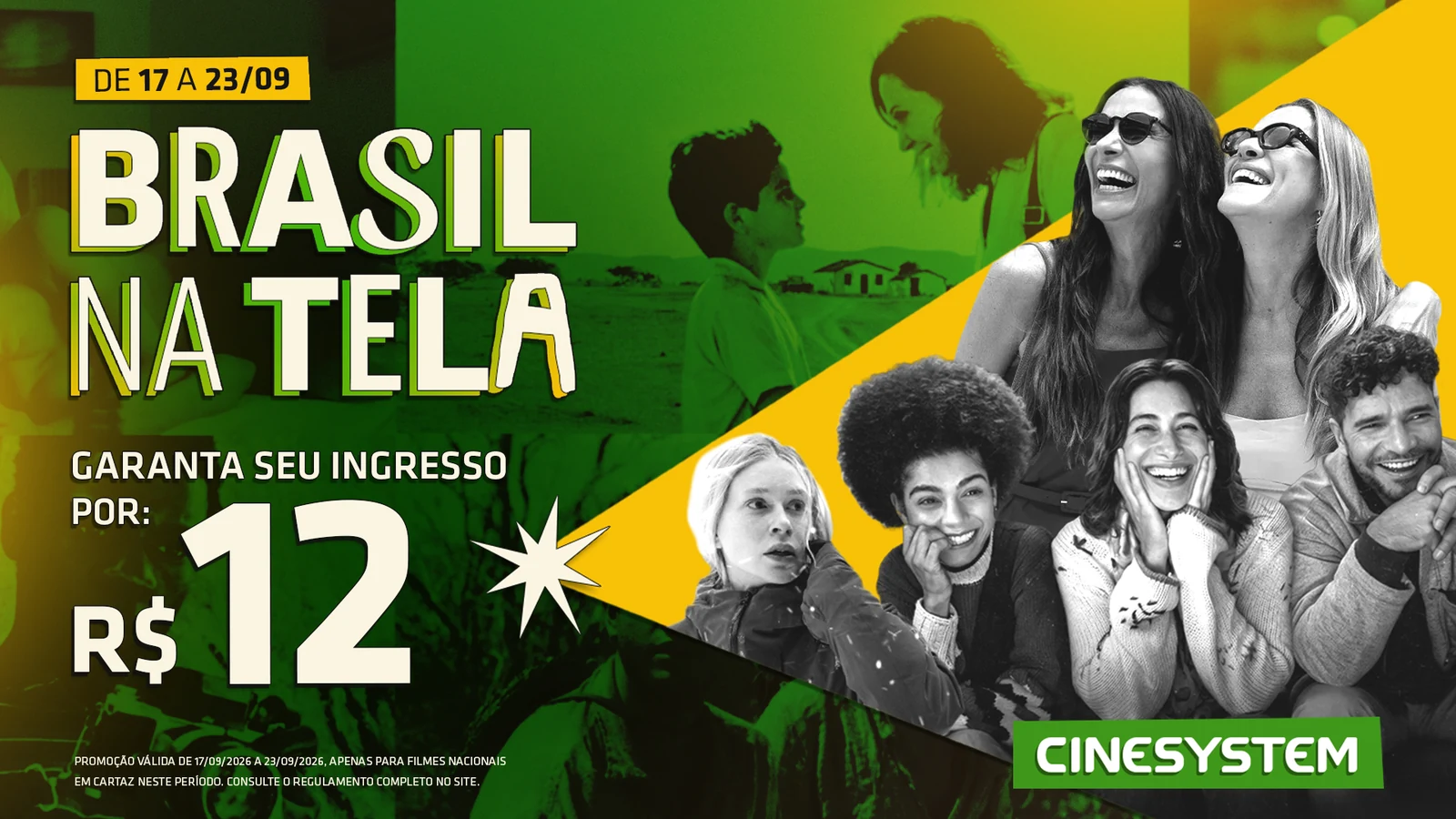 Filmes nacionais têm ingressos a R$ 12 nos cinemas da Cinesystem filmes nacionais tem ingressos a r 12 nos cinemas da cinesystem featured