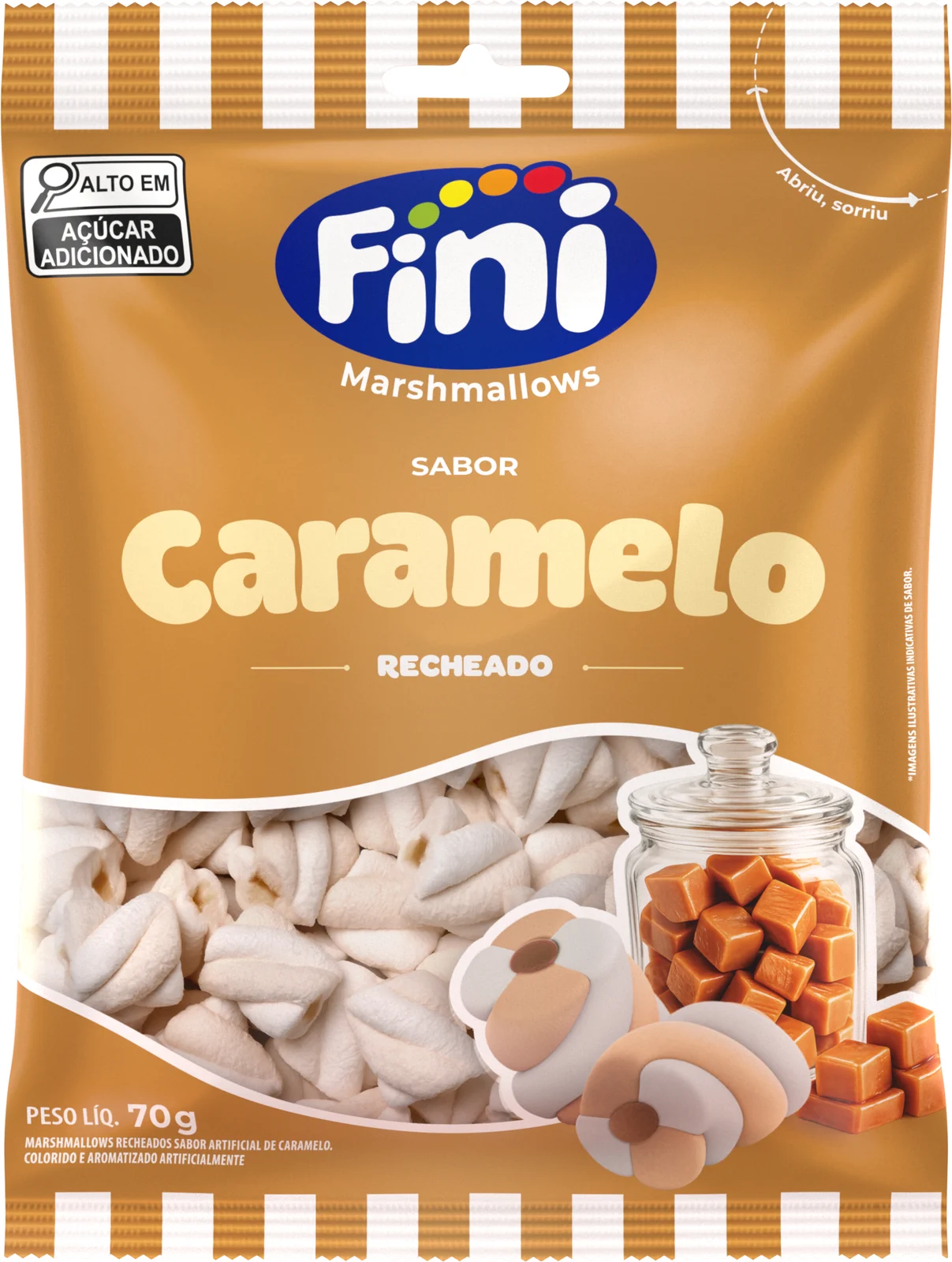 Fini lança marshmallows recheados nos sabores café, caramelo e frutas 4 Fini lança marshmallows recheados nos sabores café, caramelo e frutas