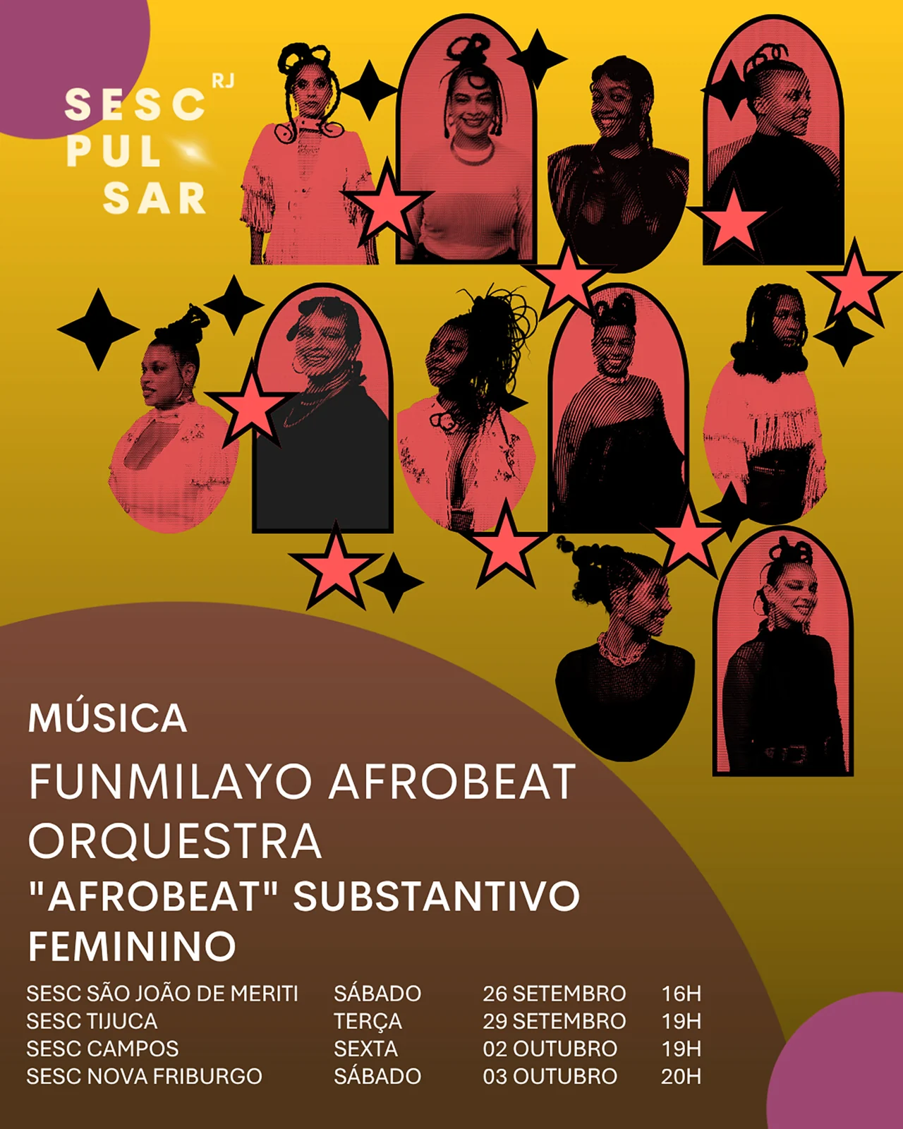 Funmilayo Afrobeat Orquestra estreia no Rio com turnê histórica