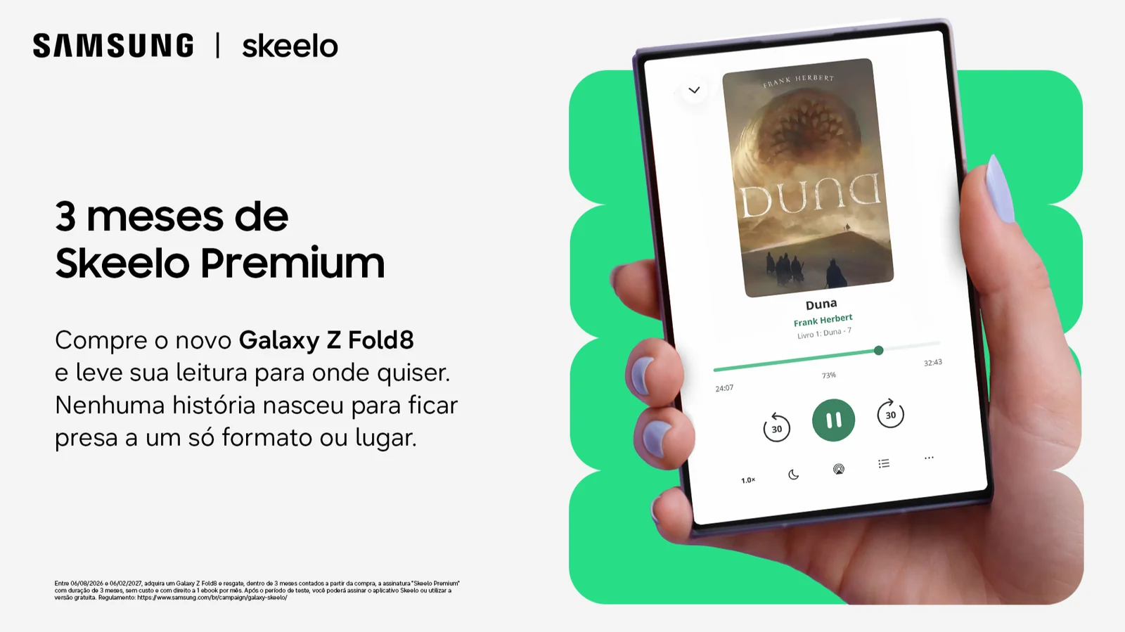 Galaxy Z Fold8 une tela dobrável e acervo digital em parceria inédita