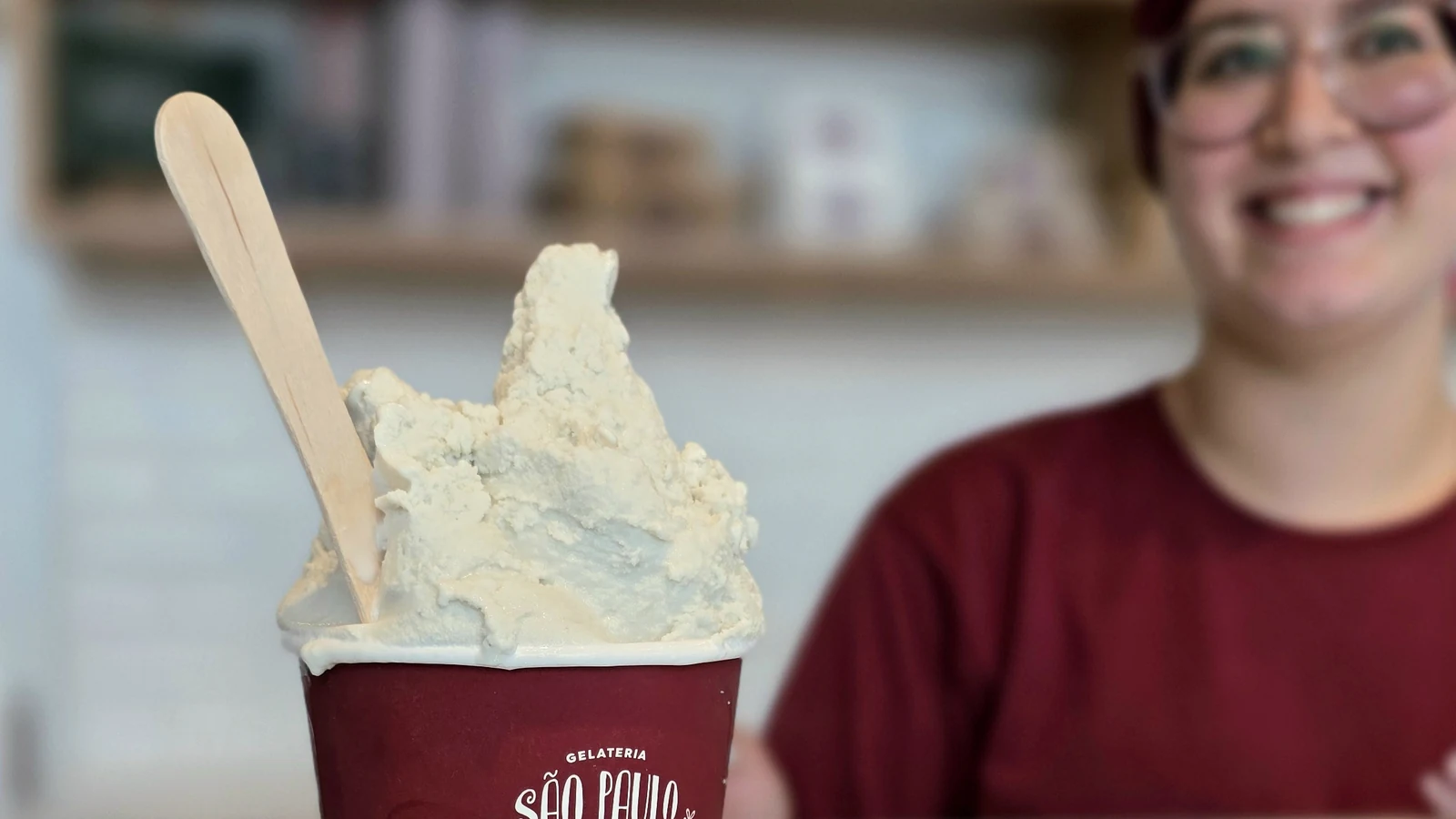 gelateria sao paulo cria gelato de gorgonzola italiano com pera featured