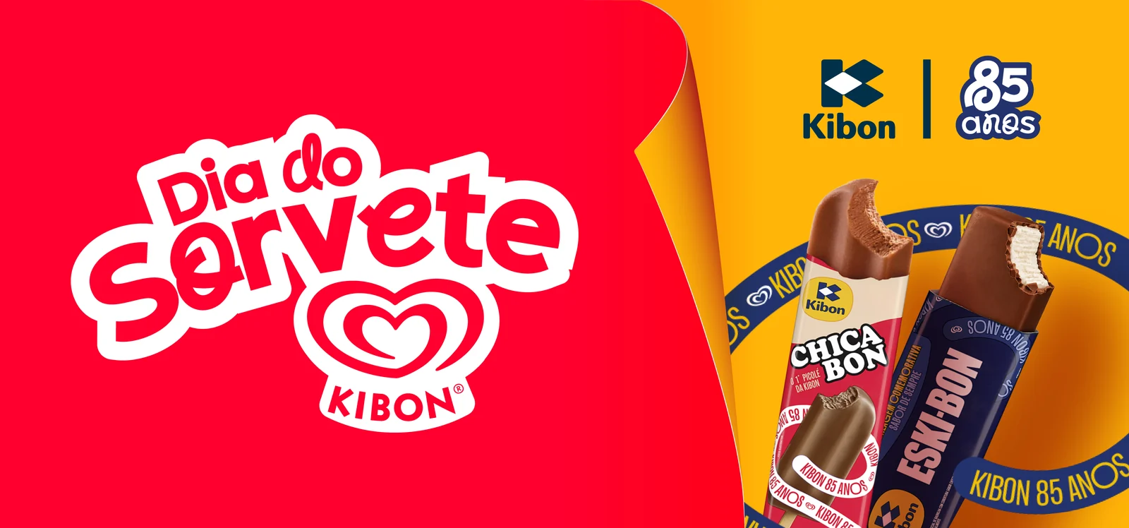Kibon dá até 85% de desconto no iFood pelo Dia do Sorvete