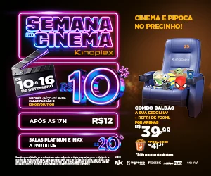 Kinoplex reduz ingressos para R$ 10 na Semana do Cinema