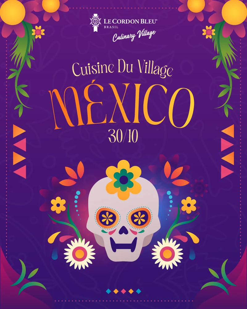 Le Cordon Bleu recria misticismo do 'Día de Los Muertos' em menu de 9 etapas