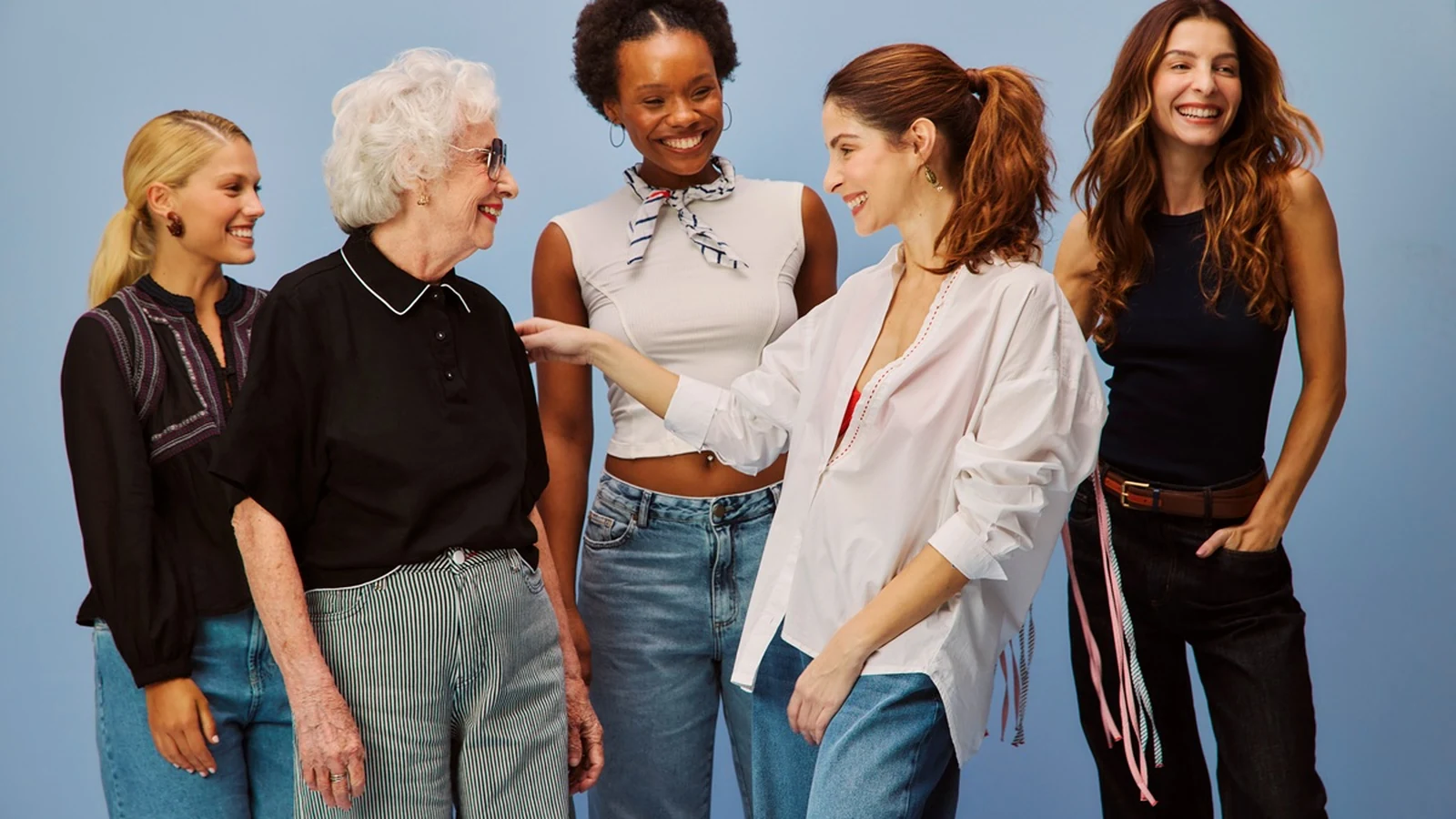 leda ribas estreia como modelo aos 94 anos em nova campanha de jeans featured