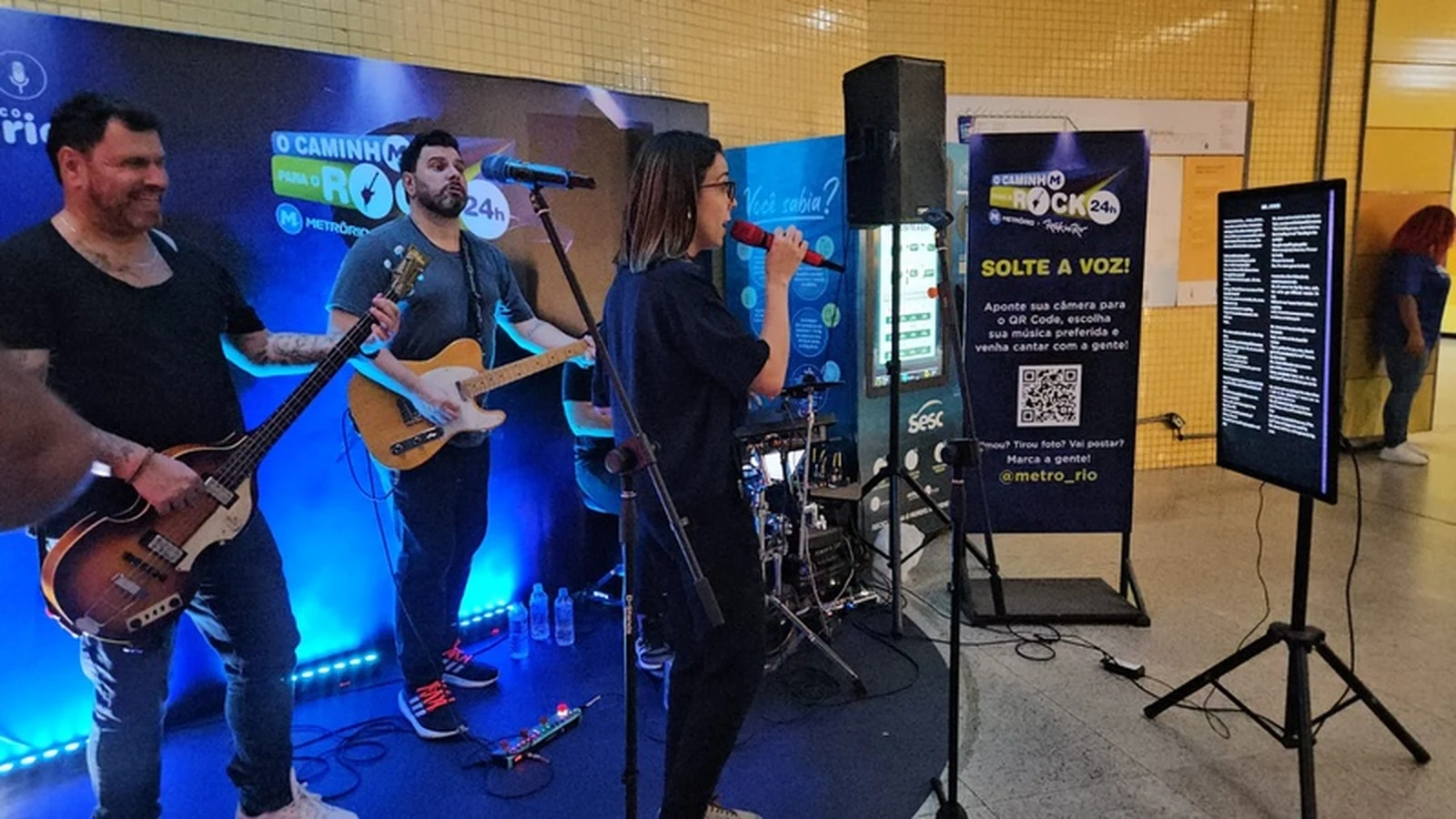 metrorio transforma viagem para o festival em pre festa com karaoke e vozes de artistas featured
