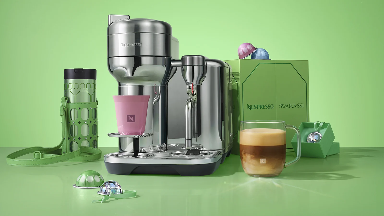 Nespresso e Swarovski unem café e cristais em linha para o fim de ano 2 Nespresso e Swarovski unem café e cristais em linha para o fim de ano