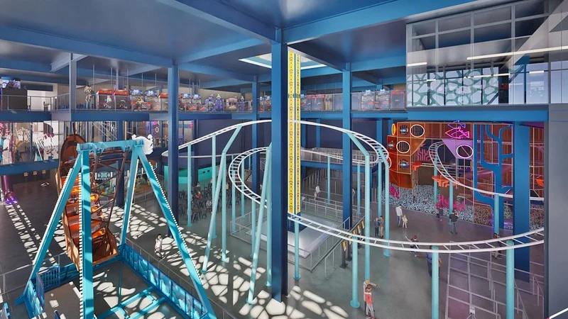 Novo parque com 8 andares terá maior montanha-russa indoor do Sul