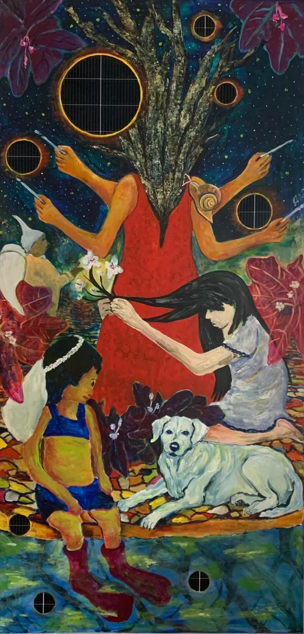 Painéis solares viram telas em mostra de arte contemporânea no Rio 1 Painéis solares viram telas em mostra de arte contemporânea no Rio