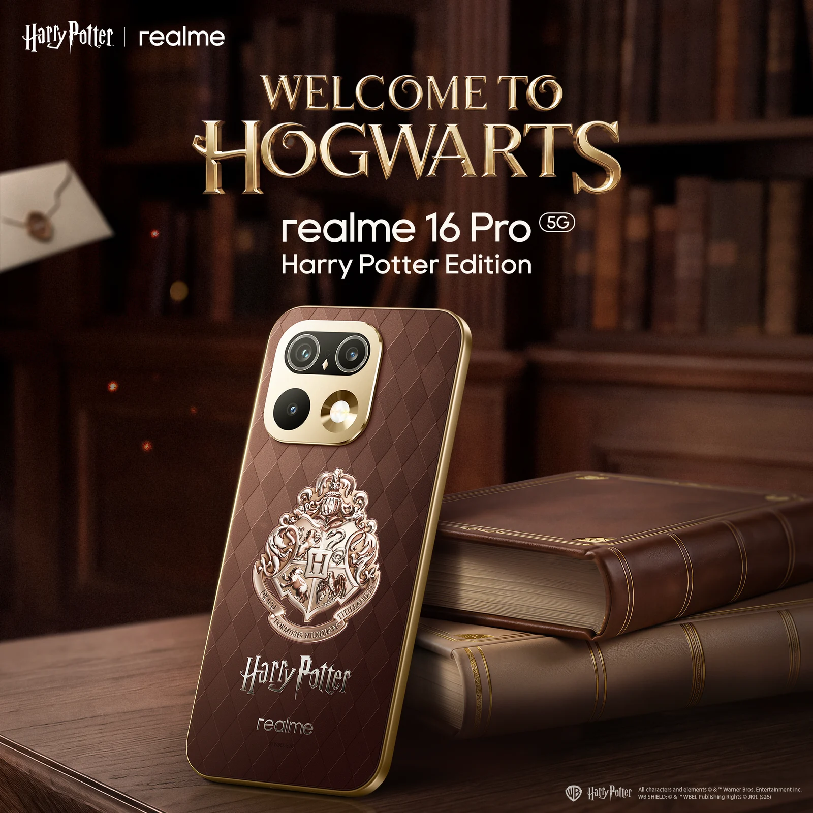 realme revela celular inspirado em Hogwarts com detalhes da Edwiges 3 realme revela celular inspirado em Hogwarts com detalhes da Edwiges
