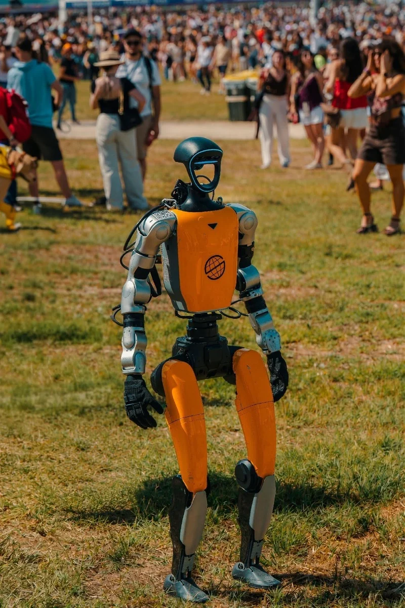 Robô humanoide entra na segurança do Rock in Rio 2026