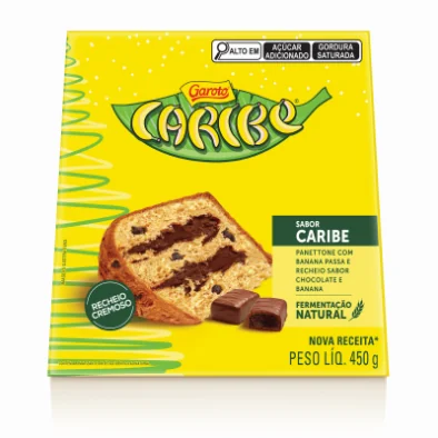 Sensação vira panettone com duplo recheio ao lado do retorno de Caribe