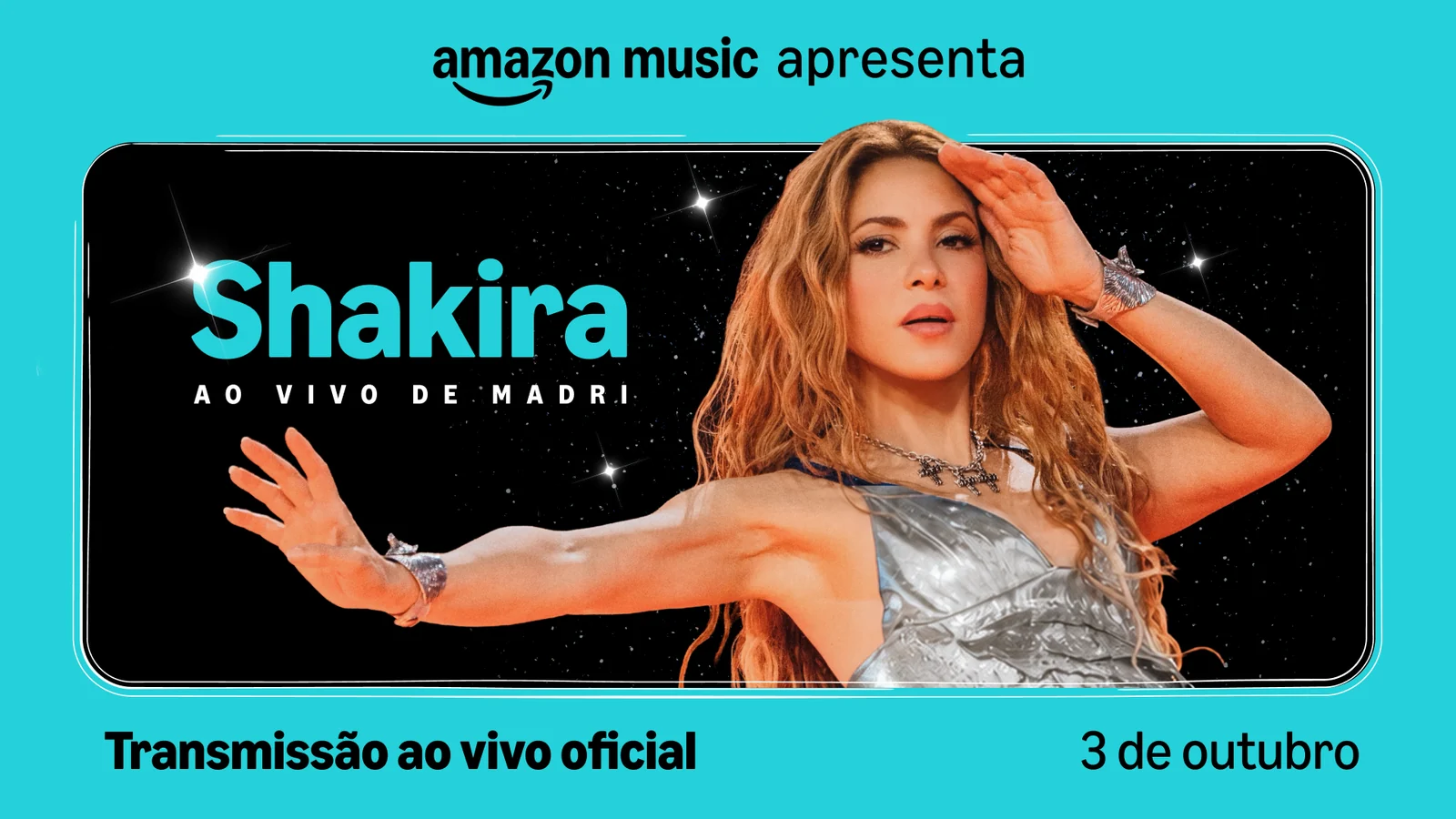 Shakira terá primeiro show completo transmitido ao vivo no mundo todo 1 Shakira terá primeiro show completo transmitido ao vivo no mundo todo