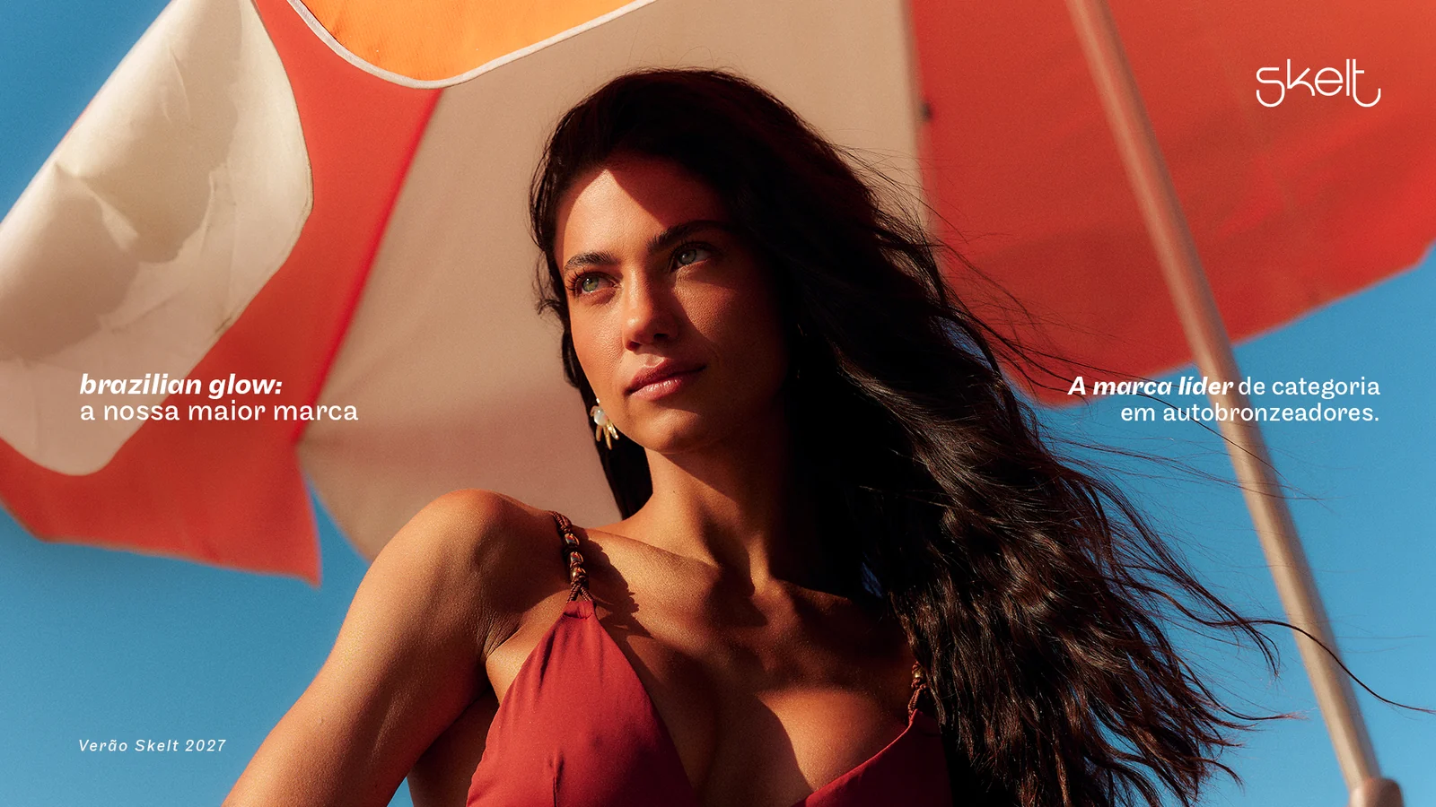 Skelt resgata o Brazilian Glow em nova campanha para o Verão 2027