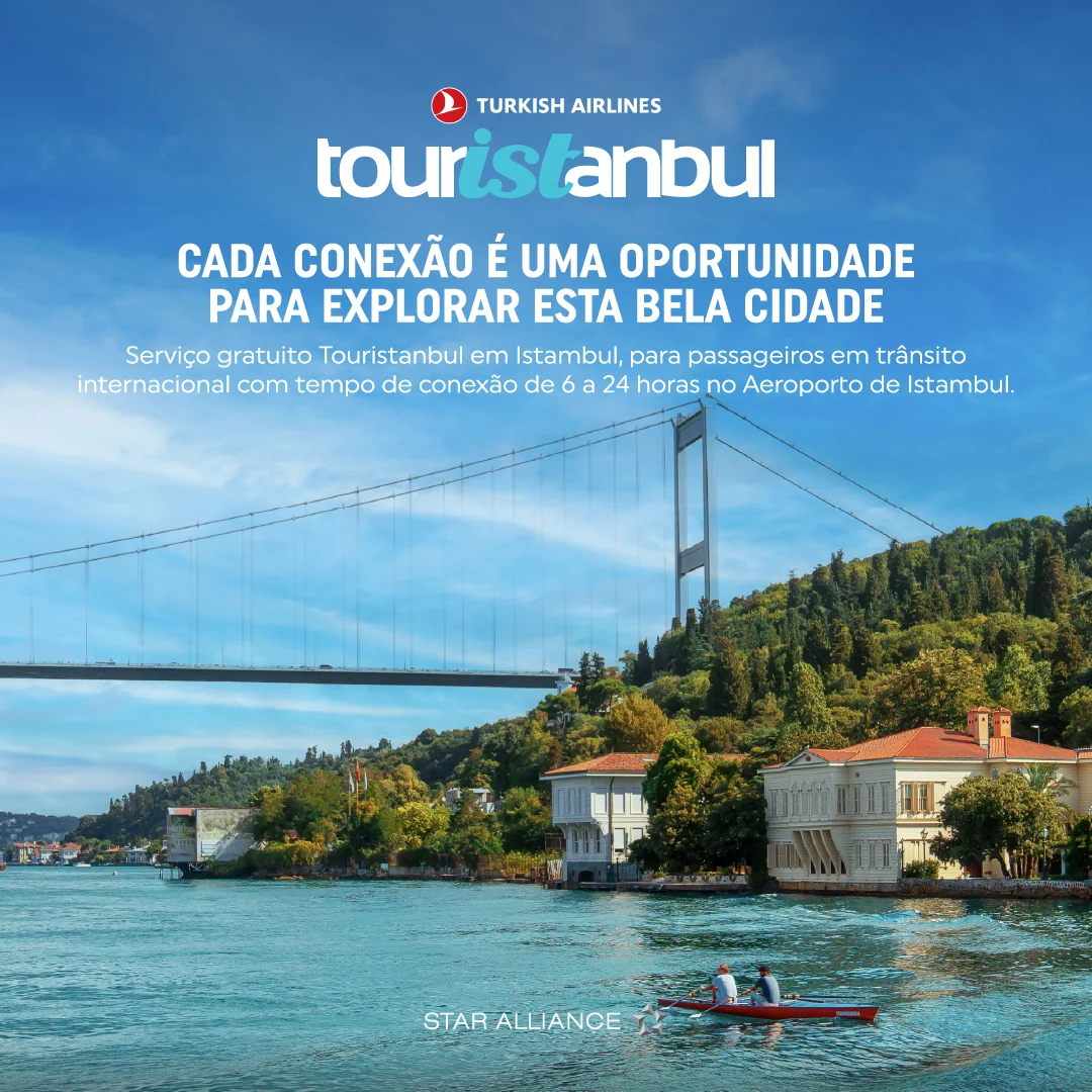 Touristanbul leva passageiros a Istambul durante conexão