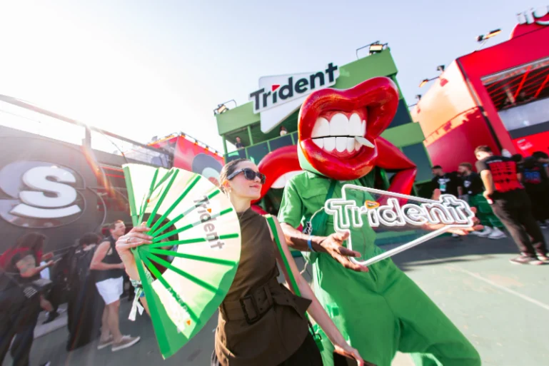 Trident supera gigantes e lidera engajamento no Rock in Rio 2026