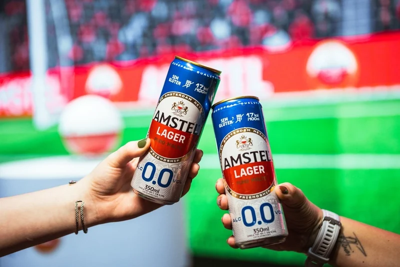 Amstel lança cerveja zero álcool e sem glúten em lata no Brasil