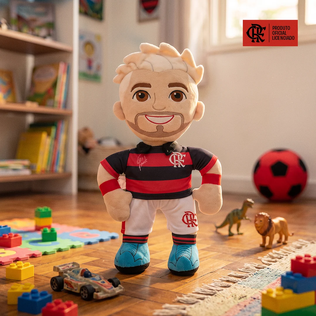 Arrascaeta vira mascote de pelúcia oficial do Flamengo