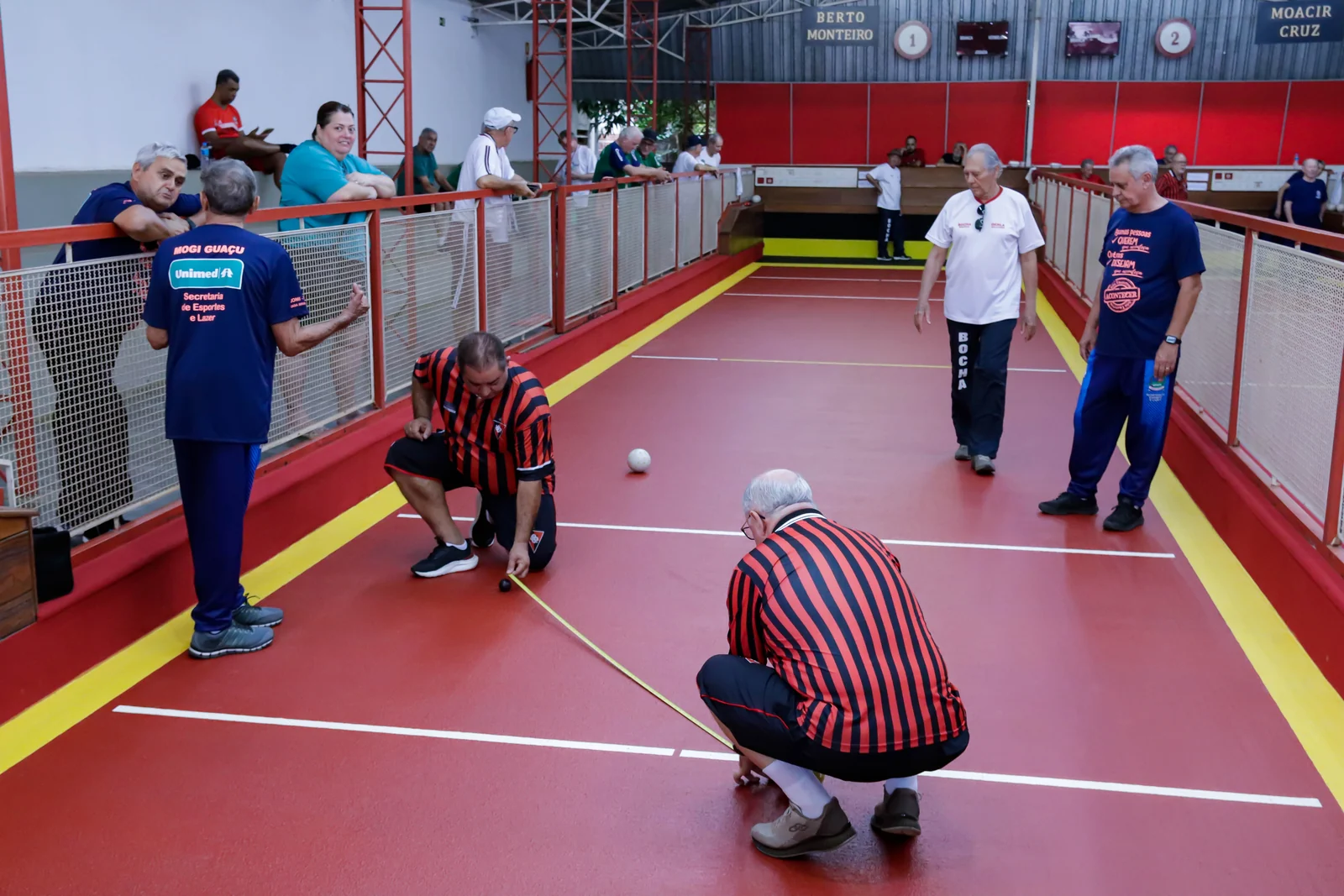 Canchas de bocha definem classificados para a final estadual do Jomi