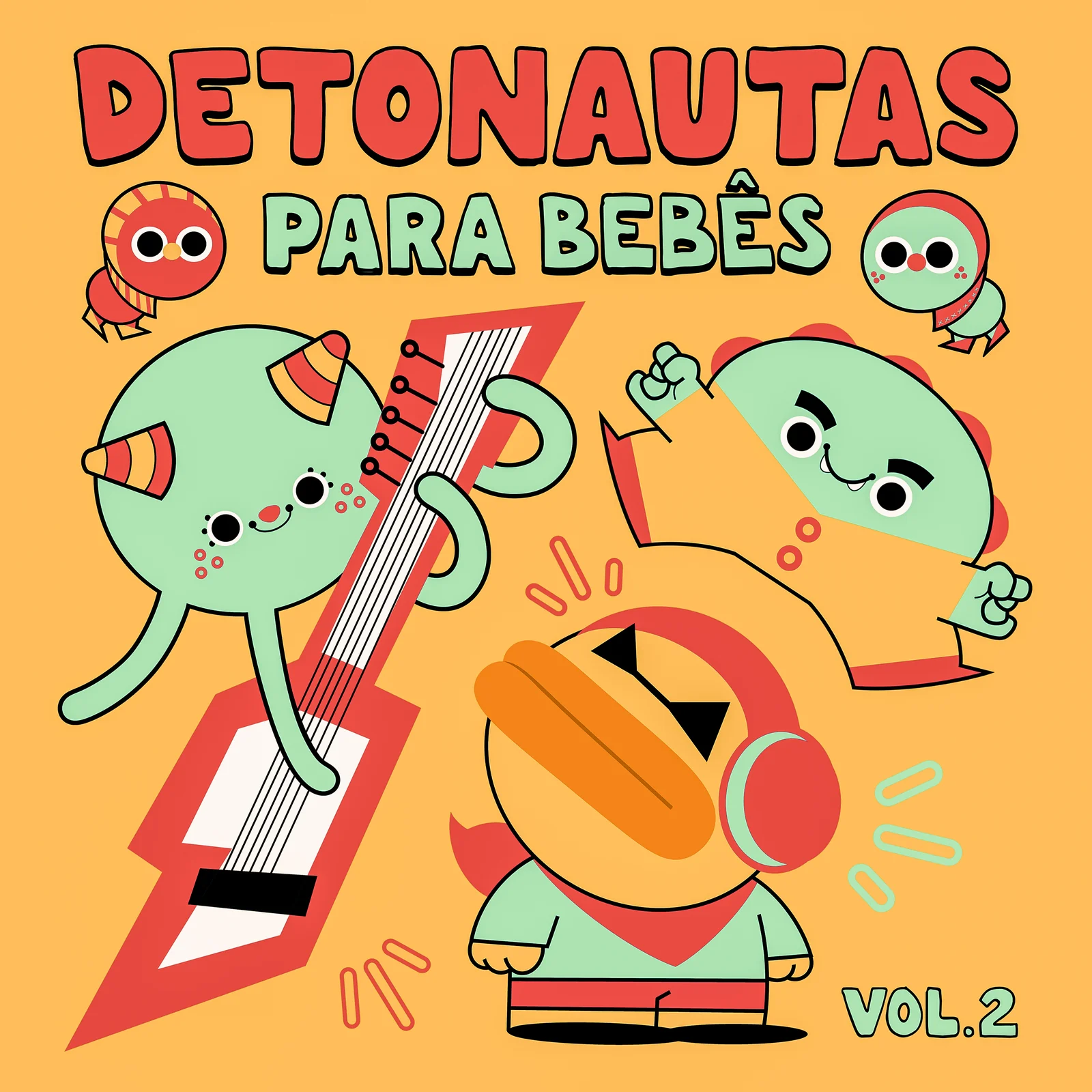 Detonautas lança segundo volume de álbum instrumental voltado para bebês